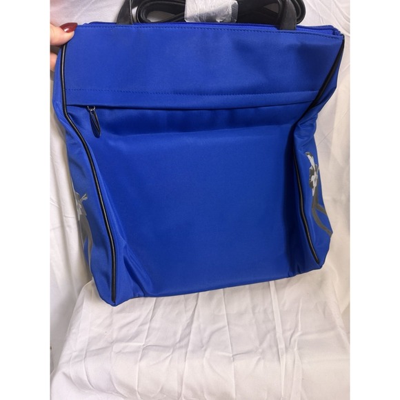 Elvis Presley The King 13.5 x 12 Blue Zipper Rhinestone Tote Bag Handbag Purse - Picture 5 of 5